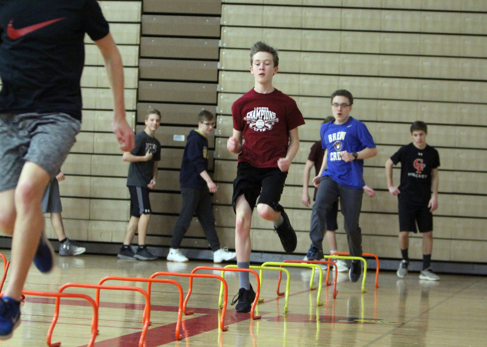 First Day of Track and Field Practice at Chi-Hi 3-5-18